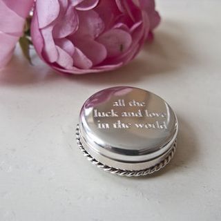 love and luck wedding keepsake by tales from the earth