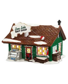 Department 56 Snow Village   Loon Lake Bait Shop Collectible Figurine   Holiday Lane
