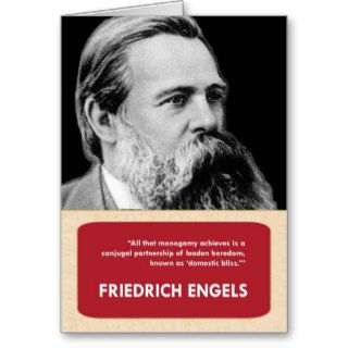 Friedrich Engels Anti Valentine's Day Card