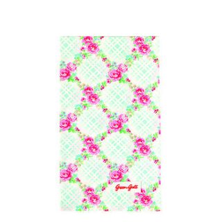 lotta roses cotton tea towel by the country cottage shop