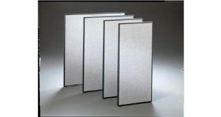 Office Cubicle Privacy Panel w Gray Fabric Covering (30 in.)  Office Furniture 