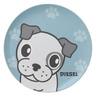 Dog Rockets Cartoons™   Diesel Party Plates