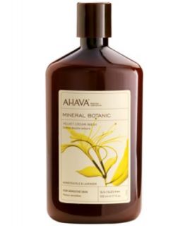 Ahava Mineral Botanic Water Lily & Guarana Velvet Cream Wash, 17 oz   Skin Care   Beauty