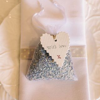 lavender bag wedding favours by the wedding of my dreams