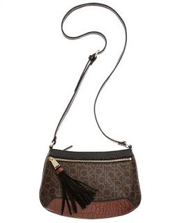 Calvin Klein Hudson Tassel Monogram Crossbody   Handbags & Accessories
