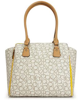 Calvin Klein Hudson Monogram Tote   Handbags & Accessories