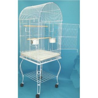 YML Dome Top Parrot Bird Cage with Stand