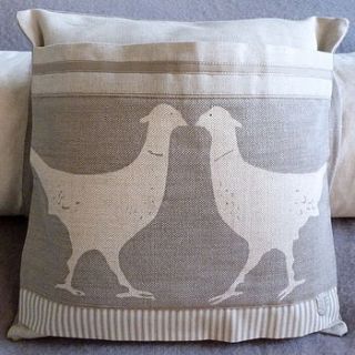 pheasant cushion by helkatdesign