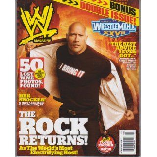 WWE Magazine April May 2011 Editors of WWE Magazine Books