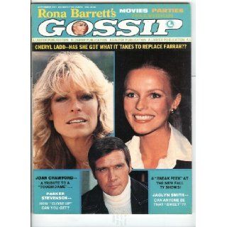 Charlie's Angels Farrah Fawcett Cheryl Ladd Jaclyn Smith & Lee Majors September 1977 Rona Barrett's Gossip Magazine Rona arrett's Gossip Magazine Books