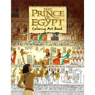 The Prince of Egypt Coloring Art Book (Dreamworks) Animated ArtsStudio 9780140564730 Books