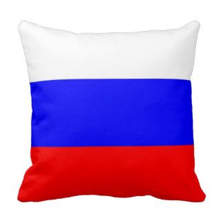 Russian Flag on American MoJo Pillow