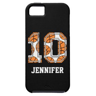 Personalized Basketball Number 10 iPhone 5 Covers