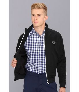 Fred Perry Tipped Track Jacket Black/White