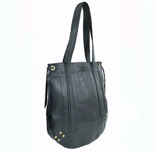 harper leather shoulder bag by amy george