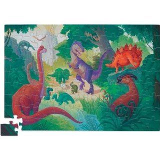 Crocodile Creek Travel Pouch 8x12 Jigsaw Puzzle, 100 Pieces Dinosaur Toys & Games
