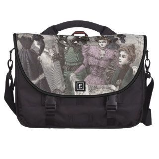 Elegant Victorian Women Vintage Fashions Corset Commuter Bag