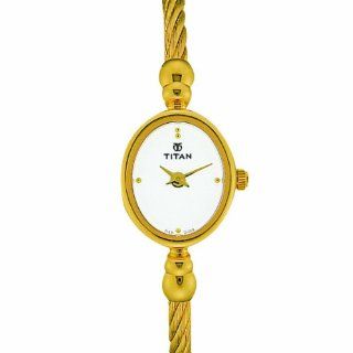 Titan Women's 197YM04 Raga Inspired Gold Tone Watch Watches