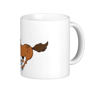 Cute Cartoon Horse Running Coffee Mug