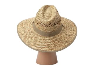 San Diego Hat Company RSM540 Rush Straw Outback Hat Natural w/ Black