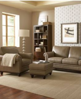Blair Leather Sofa Living Room Furniture Collection   Furniture