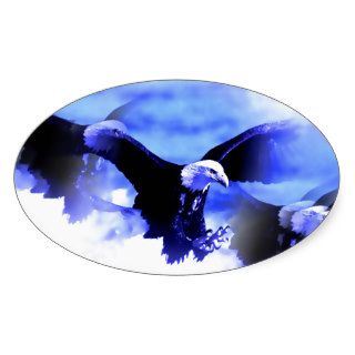Eagle in Flight Sticker