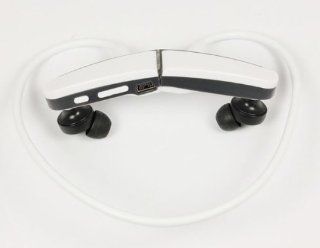 Stereo In ear Ear Loop Headset Headphone Sports  Player with 2gb Memory White   Players & Accessories
