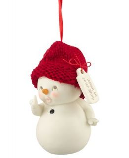 Department 56 Christmas Ornament, Snowpinions Listen to Mom Snowman   Holiday Lane