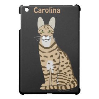 Serengeti Cat Breed Personalized ipad Case