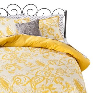 Xhilaration Paisley Bed in a Bag   Yellow (Queen)