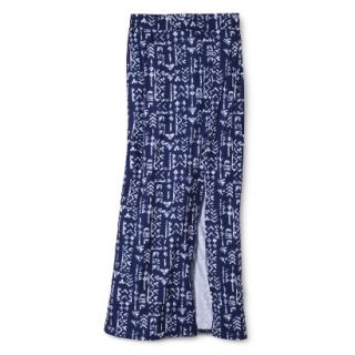 Mossimo Supply Co. Juniors Maxi Skirt with Slit   Blue Tribal L(11 13)