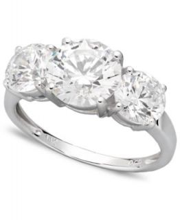 Arabella Sterling Silver Ring, Swarovski Zirconia Ring (12 9/10 ct. t.w.)   Rings   Jewelry & Watches