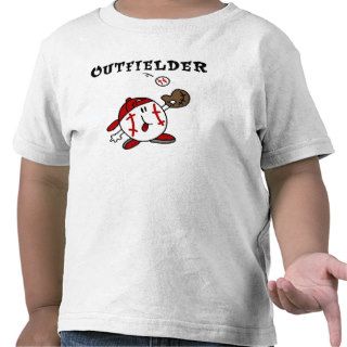 Funny Baseball Outfielder T shirts and Gifts