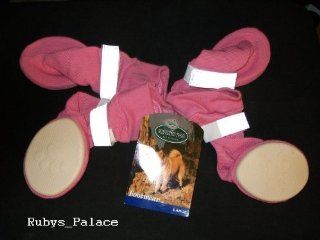 Dog Booties (Pink large)  Pet Boots 
