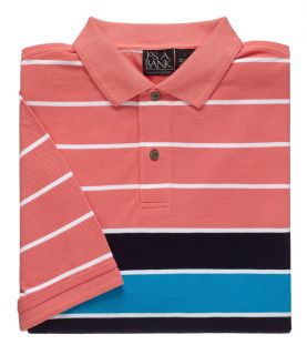 Traveler Short Sleeve Patterned Polo JoS. A. Bank