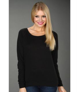 Alternative Apparel Eco Heather Slouchy Pullover Womens Long Sleeve Pullover (Black)