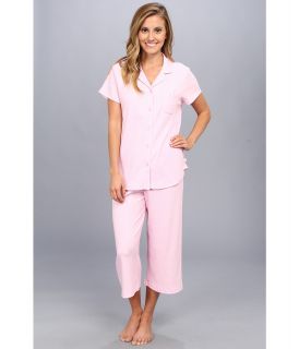 Karen Neuburger Caravan S/S Girlfriend Crop PJ Womens Pajama Sets (White)