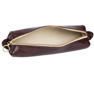 leather pencil case by sloane stationery