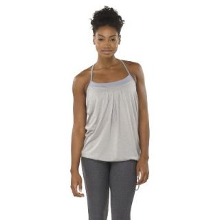 C9 by Champion Womens Racer Tank With Inner Bra   Heather Grey M