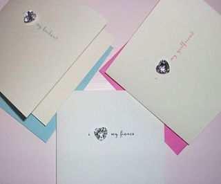 i love my husband, boyfriend, wife, fiance.cards by laura sherratt designs