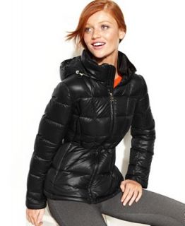 Calvin Klein Hooded Quilted Packable Puffer   Coats   Women