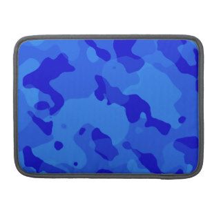 Blue Camo; Camouflage Rodeo Sleeve For MacBooks