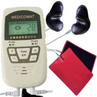 SPA Treatments Medicomat 10T Acupuncture Massage Spa Plate Electrode Can Adjust The Balance Of The Body To Improve Blood Circulation Reduce The Tiredness Numbness Adjust The Neural And Endocrine Alternative Therapy Automat For Diabetes Acupuncture Points H