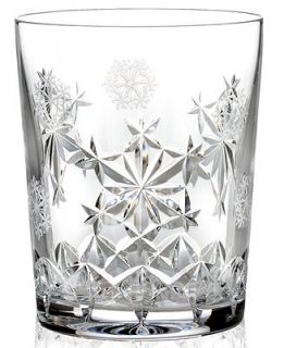 Waterford Drinkware, 2013 Snowflake Wishes for Goodwill Double Old Fashioned Glass  