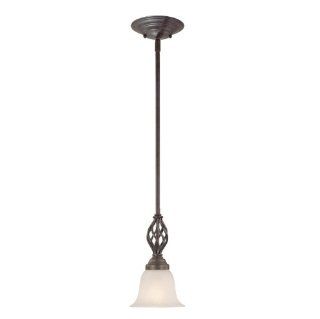 Dolan Designs 186 34 Mini Pendant from the Wicker Park Collection, Olde World Iron   Ceiling Pendant Fixtures  