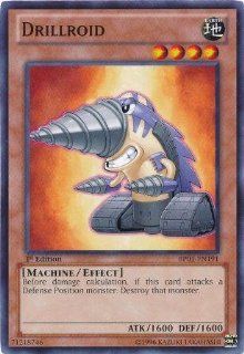 Yu Gi Oh   Drillroid (BP01 EN191)   Battle Pack Epic Dawn   1st Edition   Common Toys & Games