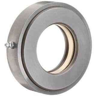 INA RWCT17 Cylindrical Thrust Bearing, Crane Hook Type, Grease Fitting, Standard Cage, Open End, Inch, 2" ID, 4" OD, 1" Width, 2700rpm Maximum Rotational Speed, 90000lbf Static Load Capacity, 37000lbf Dynamic Load Capacity Cylindrical Rolle