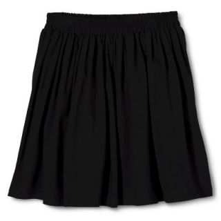 Mossimo Supply Co. Juniors Pleated Skirt   Black XL(15 17)