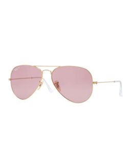 Original Aviator Sunglasses, Gold/Pink   Ray Ban