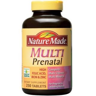 Nature Made Prenatal Multivitamin Tablets Value Size   250 Count